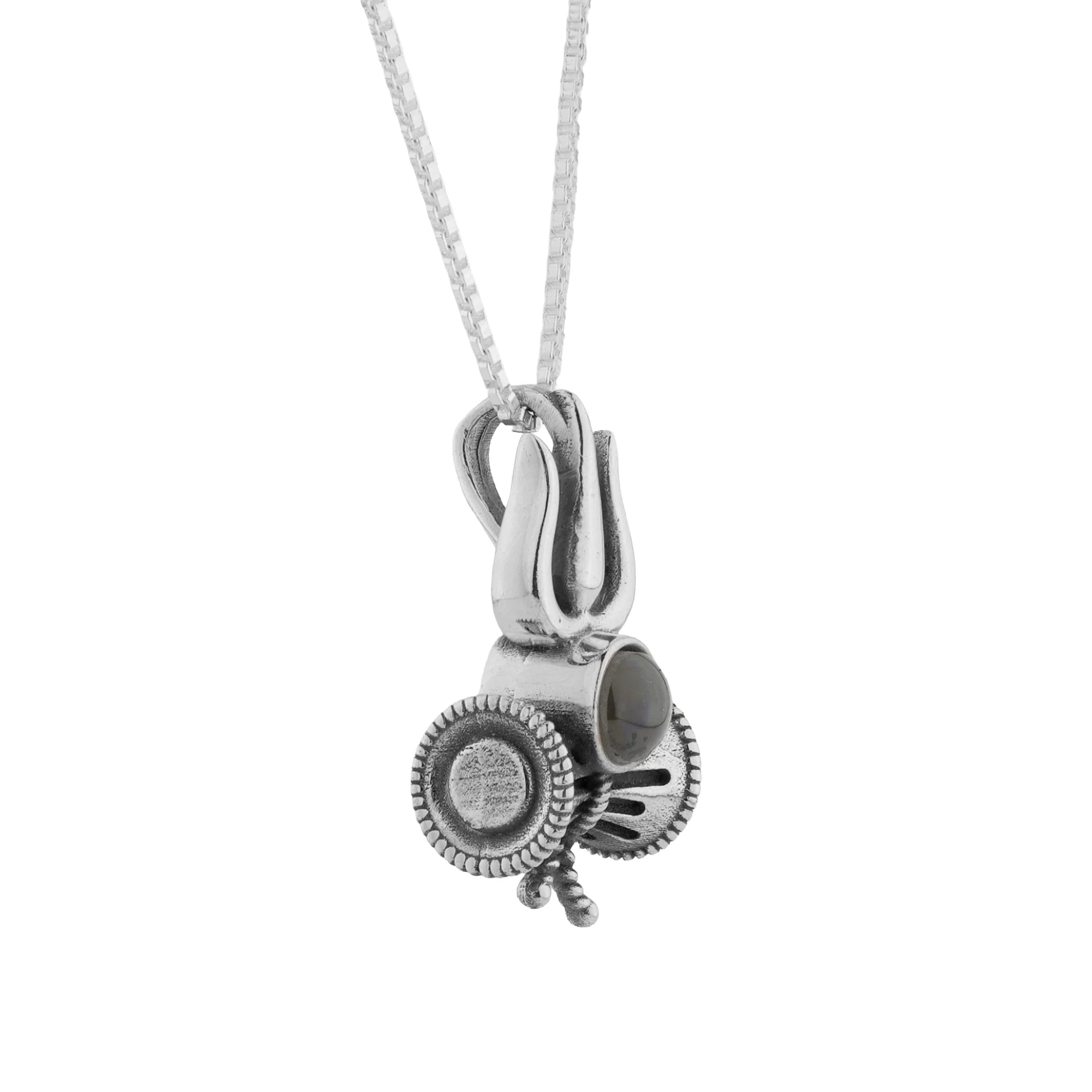 LORD SHIVA LENS pendant with Mahamrityunjaya Mantra inside