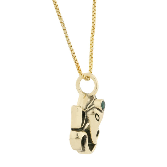 Brass Ganesha Pendant