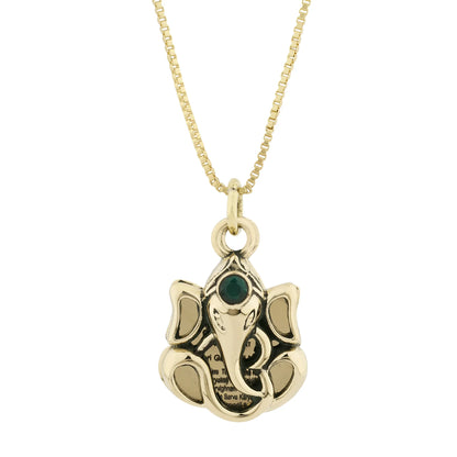 Brass Ganesh ji Engraved