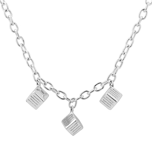Silver NARASIMHA KAVACHA DICE CHARMS BRACELET