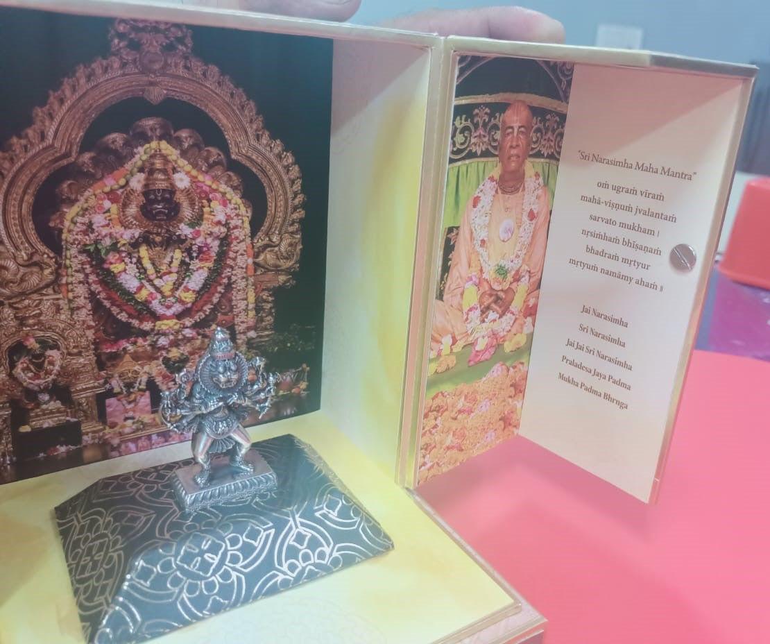 Lord Narasimha 2 inch Sterling Silver Murti - WHOLESALE