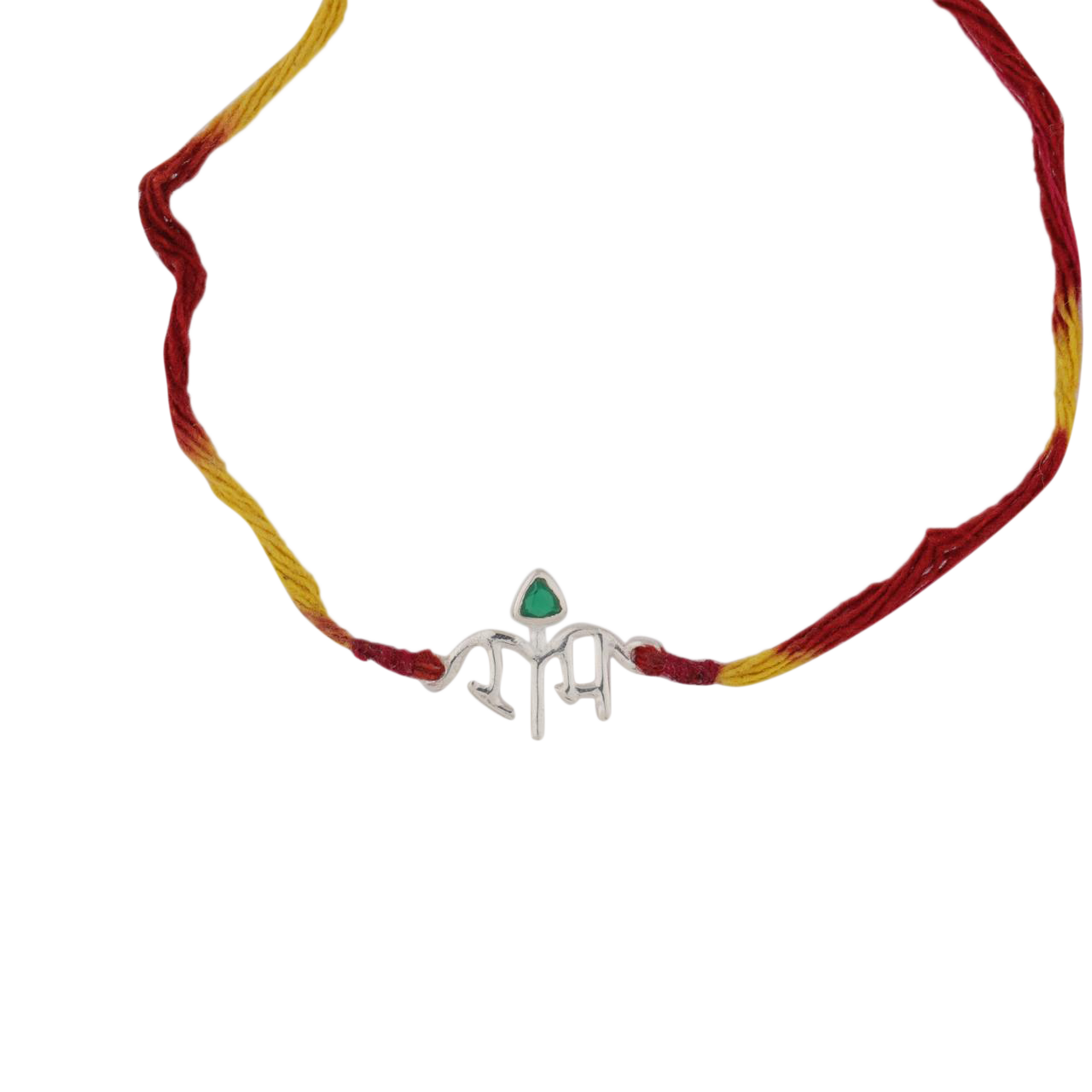 Silver LORD RAMA RAKHI with His Bow & Arrow for protection!