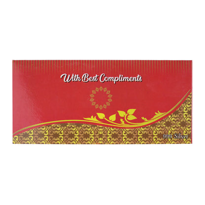 Footprints in the Sand Silver edges Prayer card
