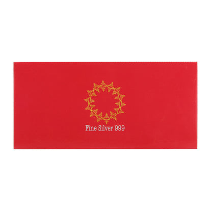 Footprints in the Sand Silver edges Prayer card
