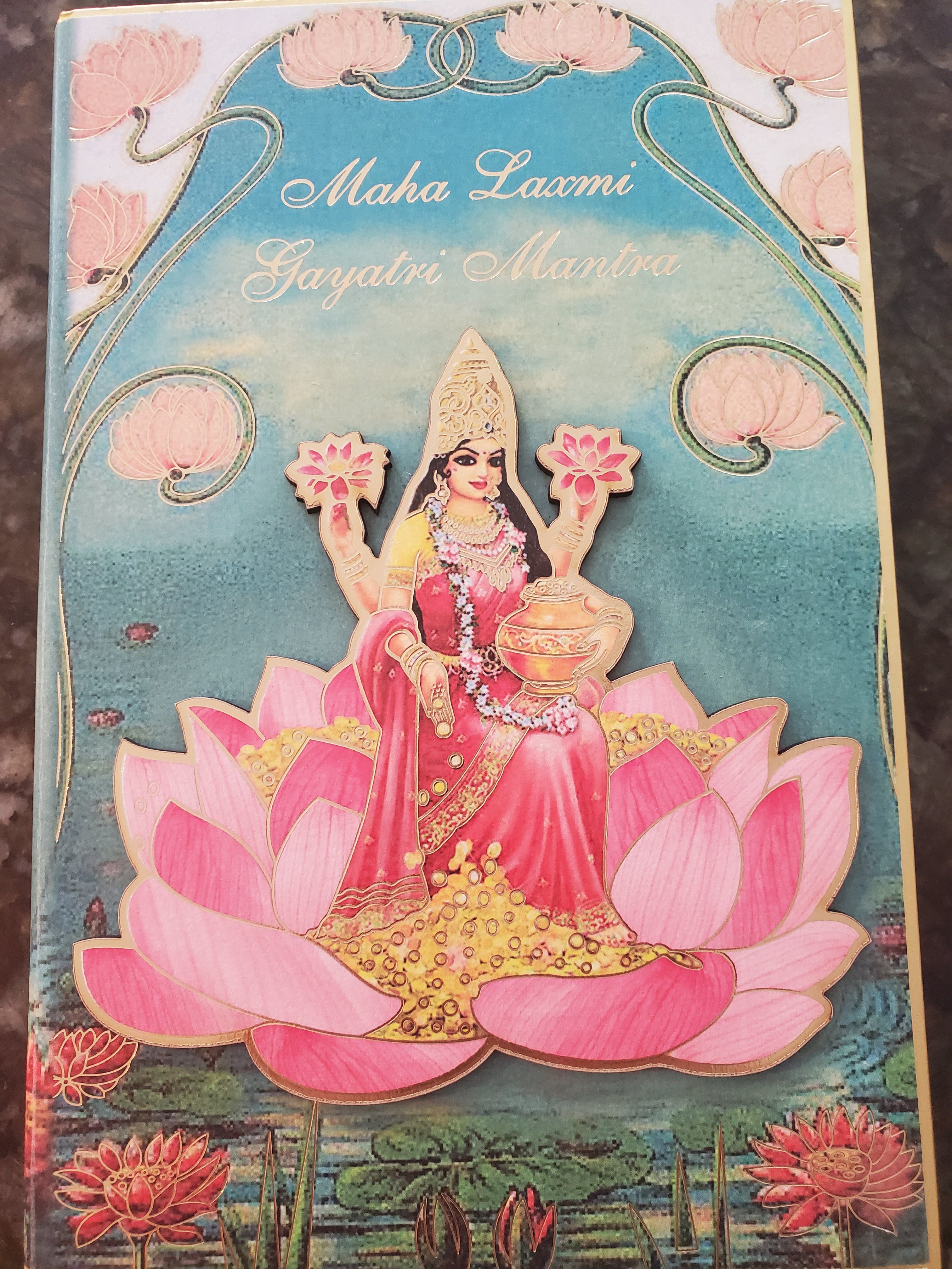 Maha Laxmi Gayatri Mantra Pendant